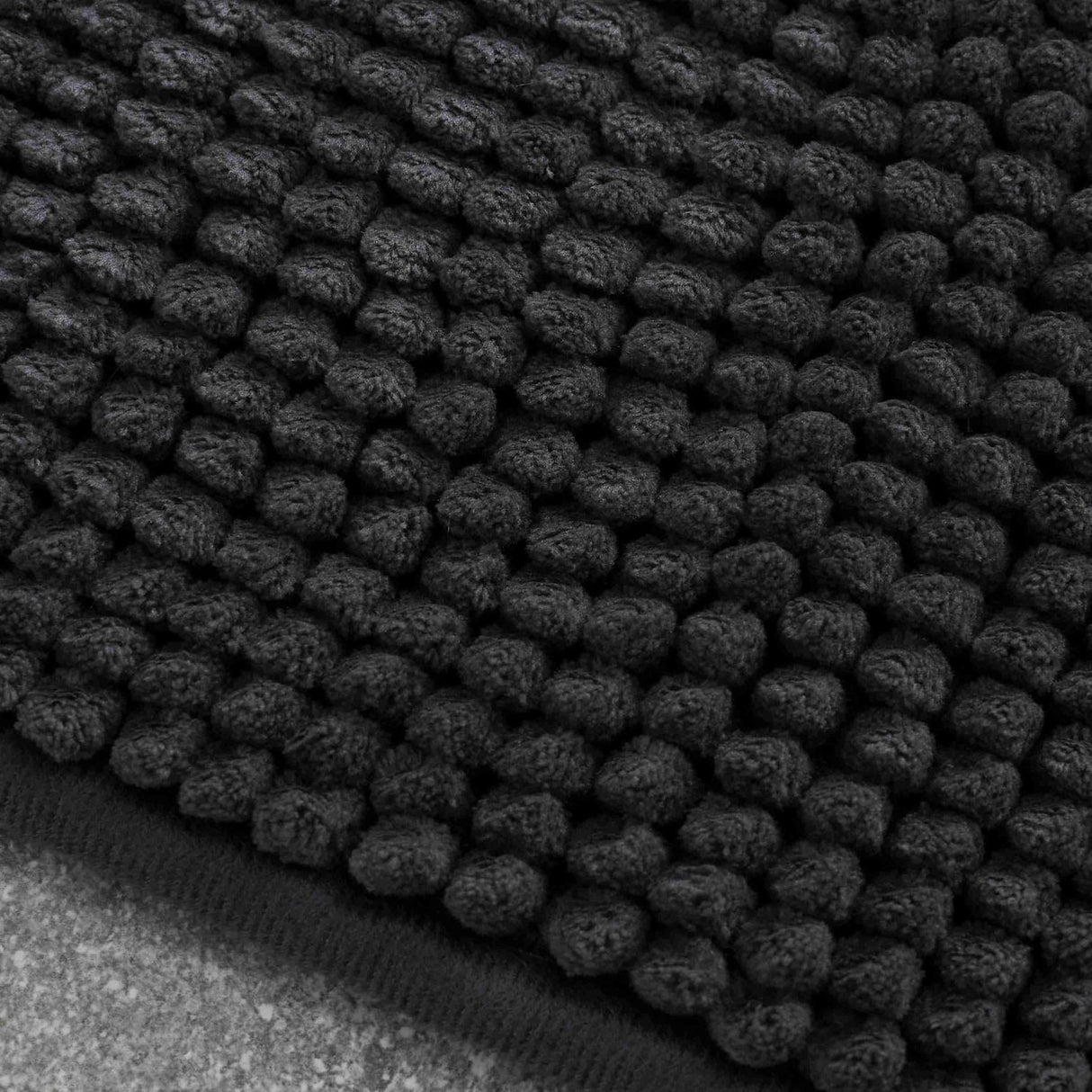 Catherine Lansfield Bobble Bath Mat 1200 GSM Cobalt Blue - Bobble Charcoal Bath Mat