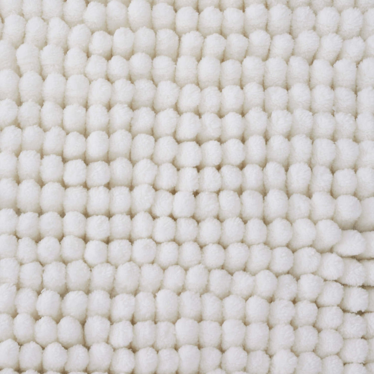 Catherine Lansfield Bobble Bath Mat 1200 GSM Cobalt Blue - Bobble Cream Bath Mat