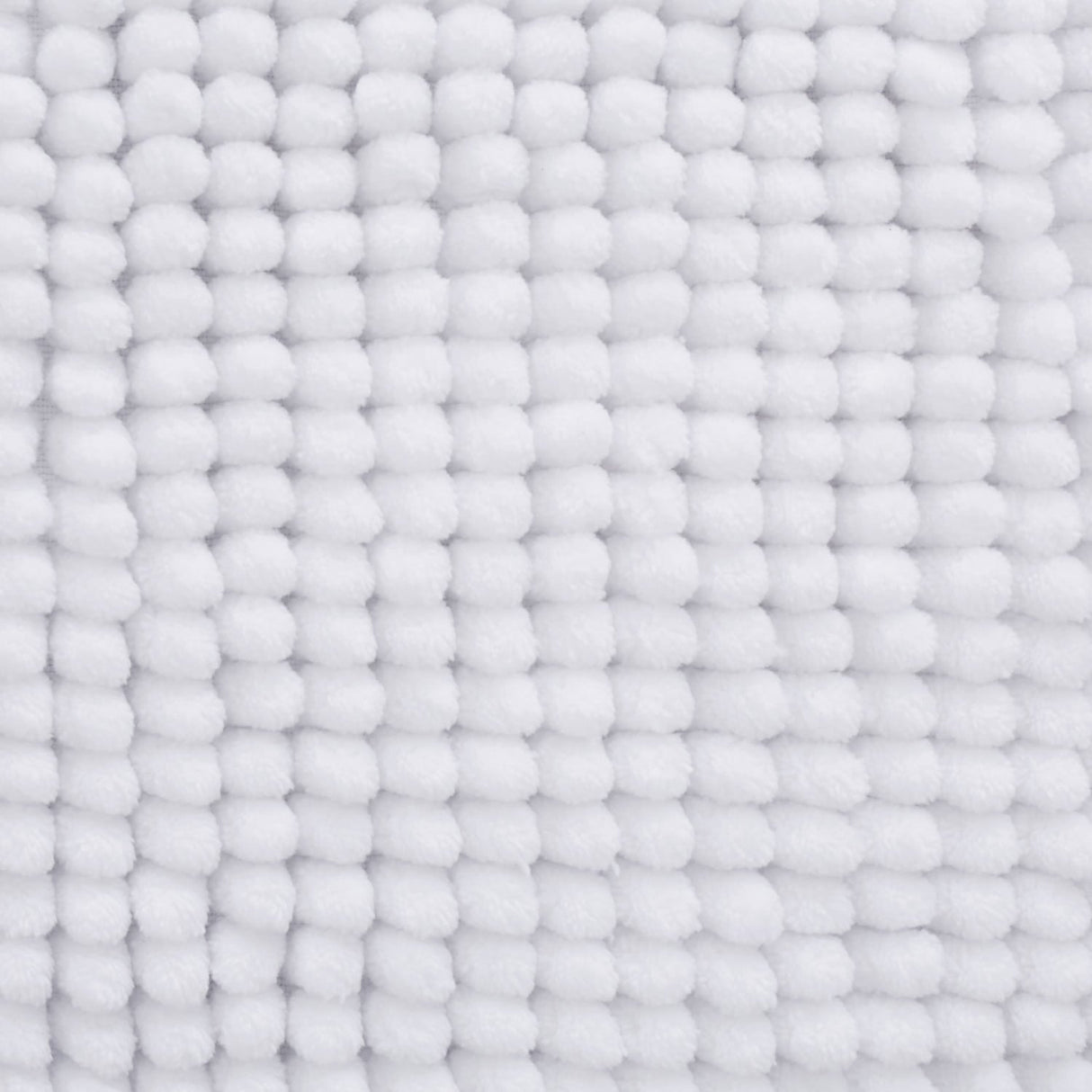 Catherine Lansfield Bobble Bath Mat 1200 GSM Cobalt Blue - Bobble White Bath Mat