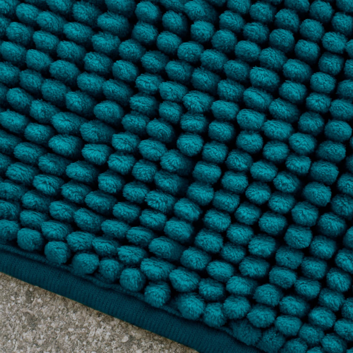 Catherine Lansfield Bobble Bath Mat 1200 GSM Cobalt Blue - Teal Bobble Bath Mat