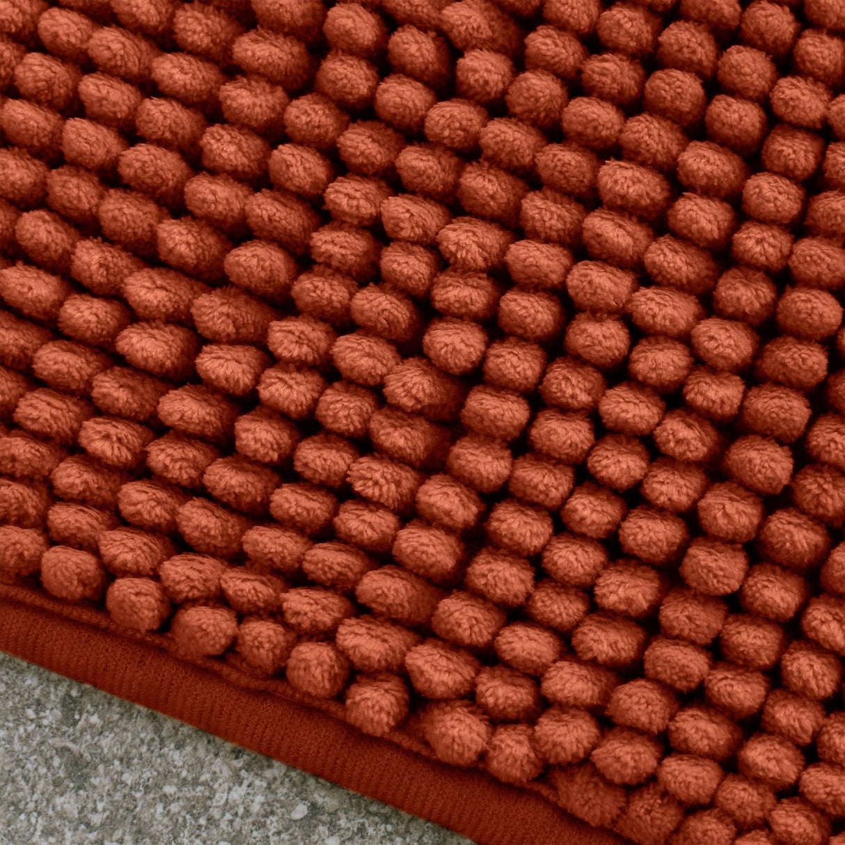 Catherine Lansfield Bobble Bath Mat 1200 GSM Cobalt Blue - Terracotta Bobble Bath Mat