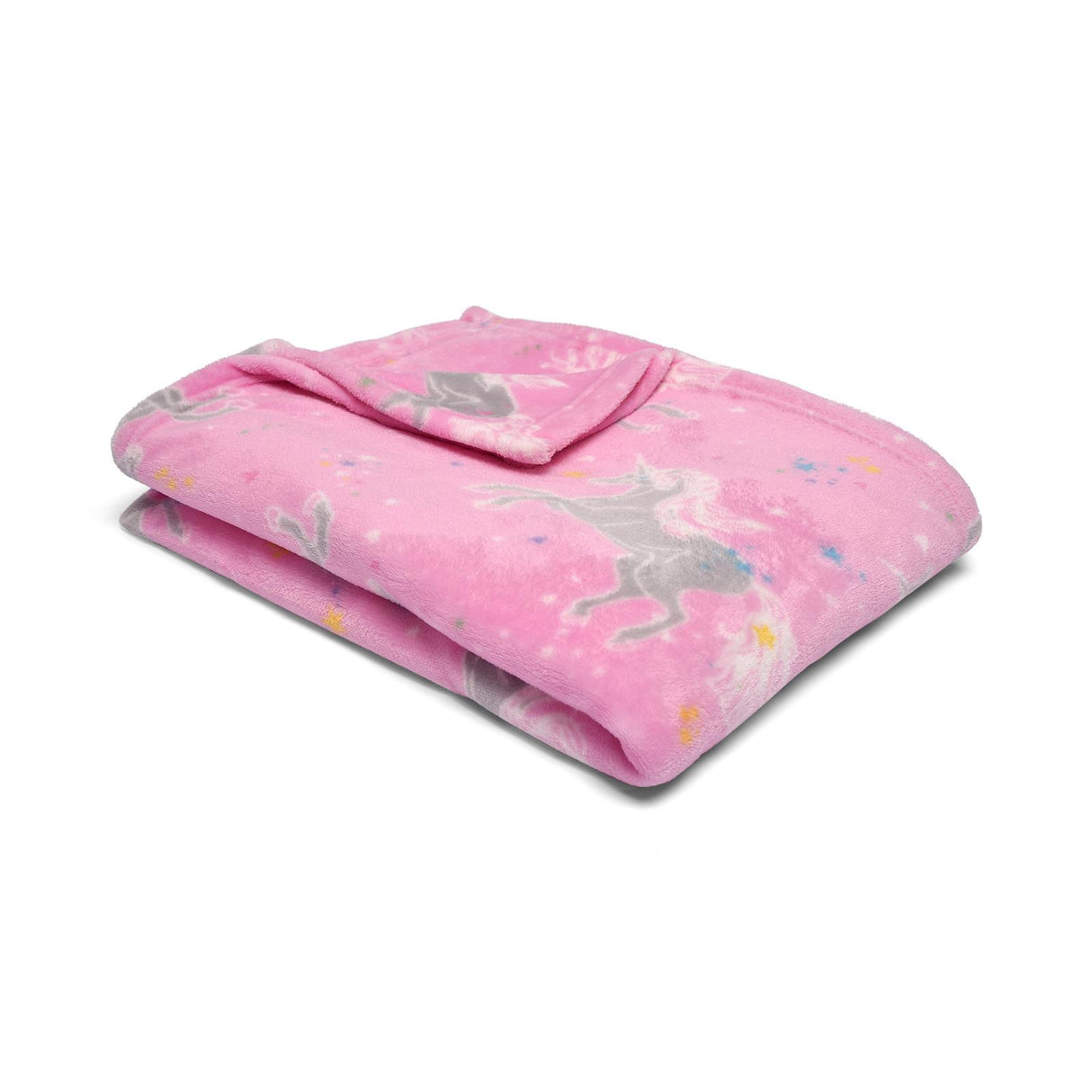Bedlam Unicorn Fleece Throw Cosy Kids Soft Blanket 2