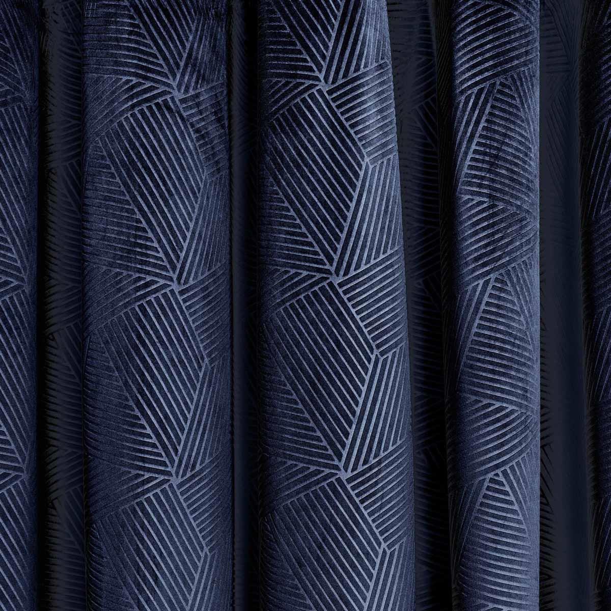 Thermal Embossed Velvet Blackout Eyelet Curtains by Emma Barclay