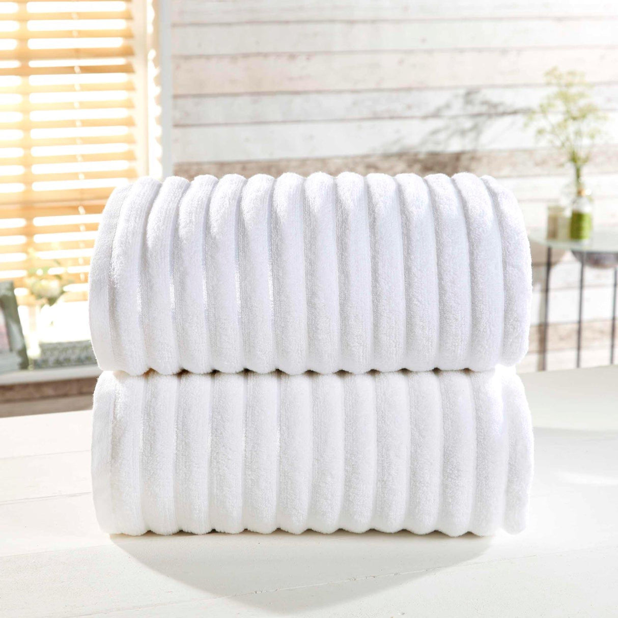 Ribbed 600gsm Towel Bale Set - 2 Piece and 6 Piece by Rapport Home