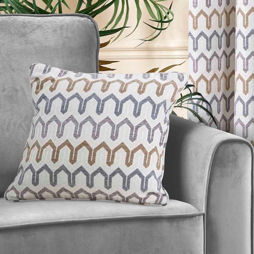 Curtina Arcadia Chenille Cushion Cover Soft Textured Beige