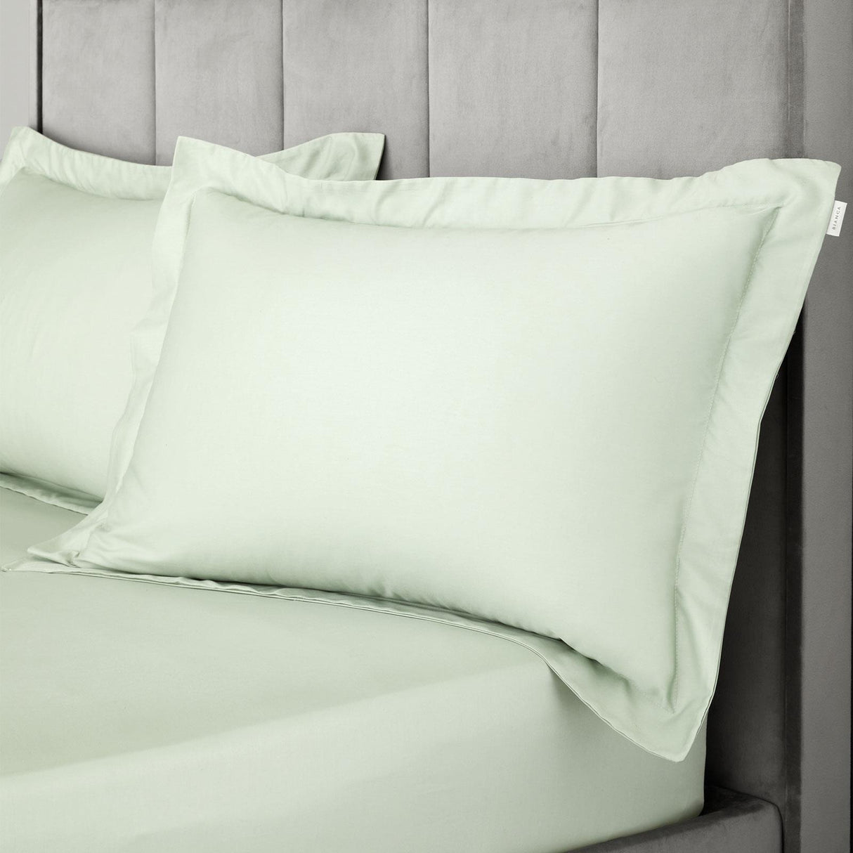 400 Thread Count Cotton Sateen Oxford and Standard Pillowcases by Bianca