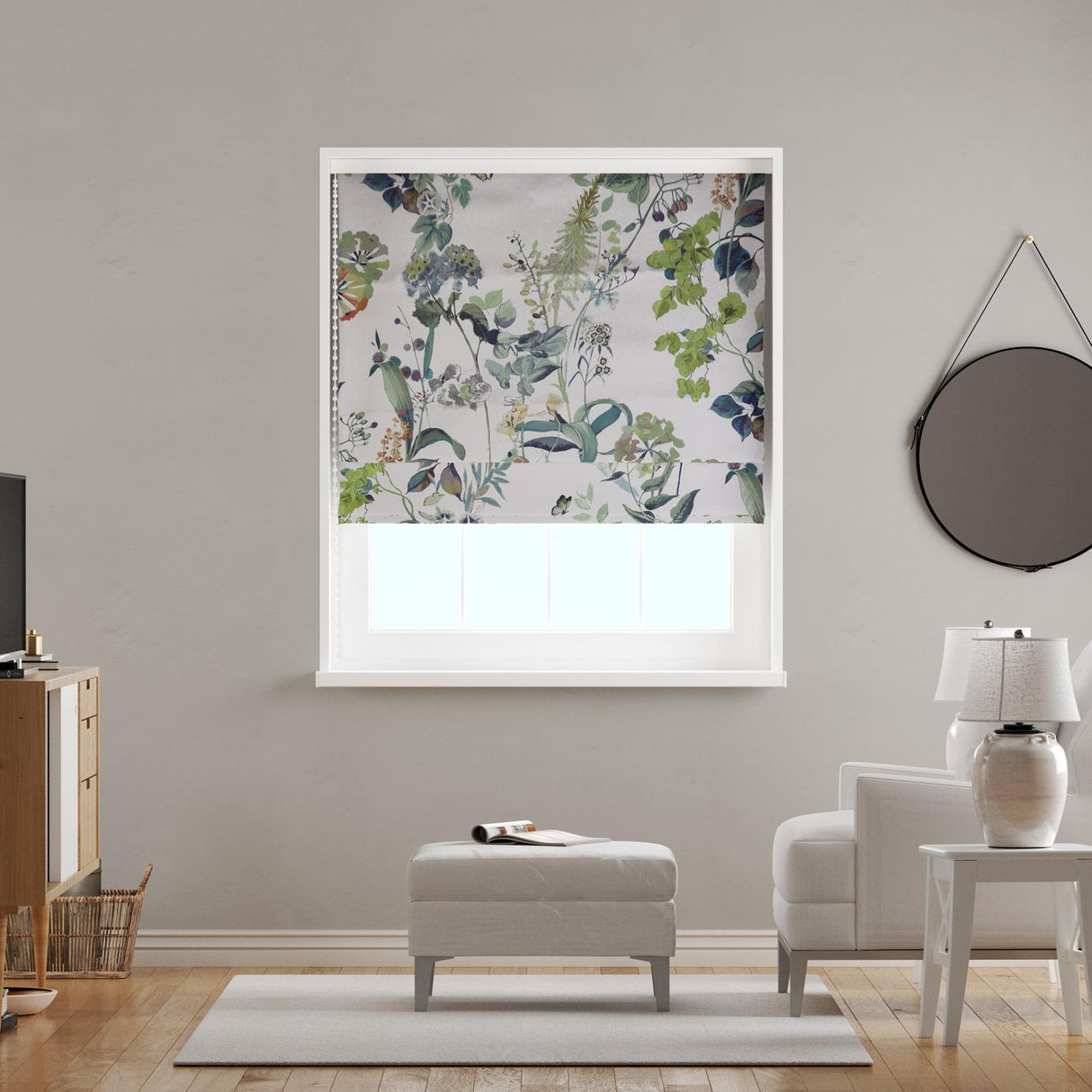 Adonis Waterfall Made To Measure Roman Blind by Style Furnishings