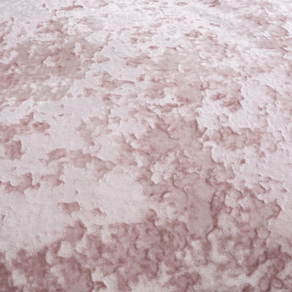 Catherine Lansfield Crushed Velvet Duvet Cover Set - Crushed Velvet Blush Duvet Set