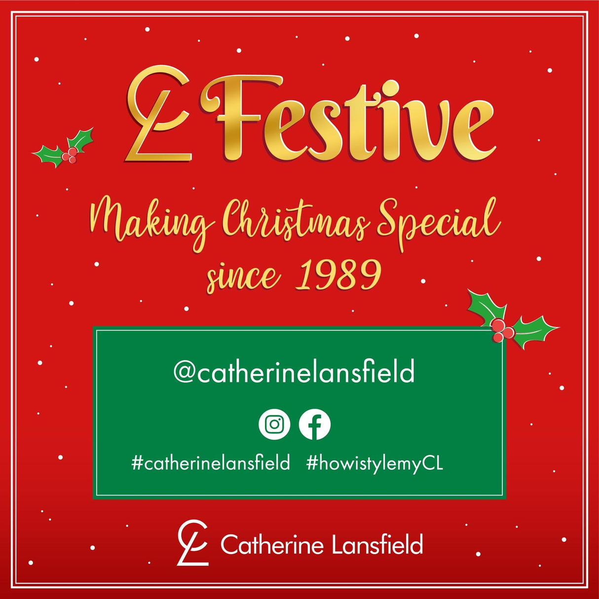 Christmas Sparkle Duvet Cover Set by Catherine Lansfield