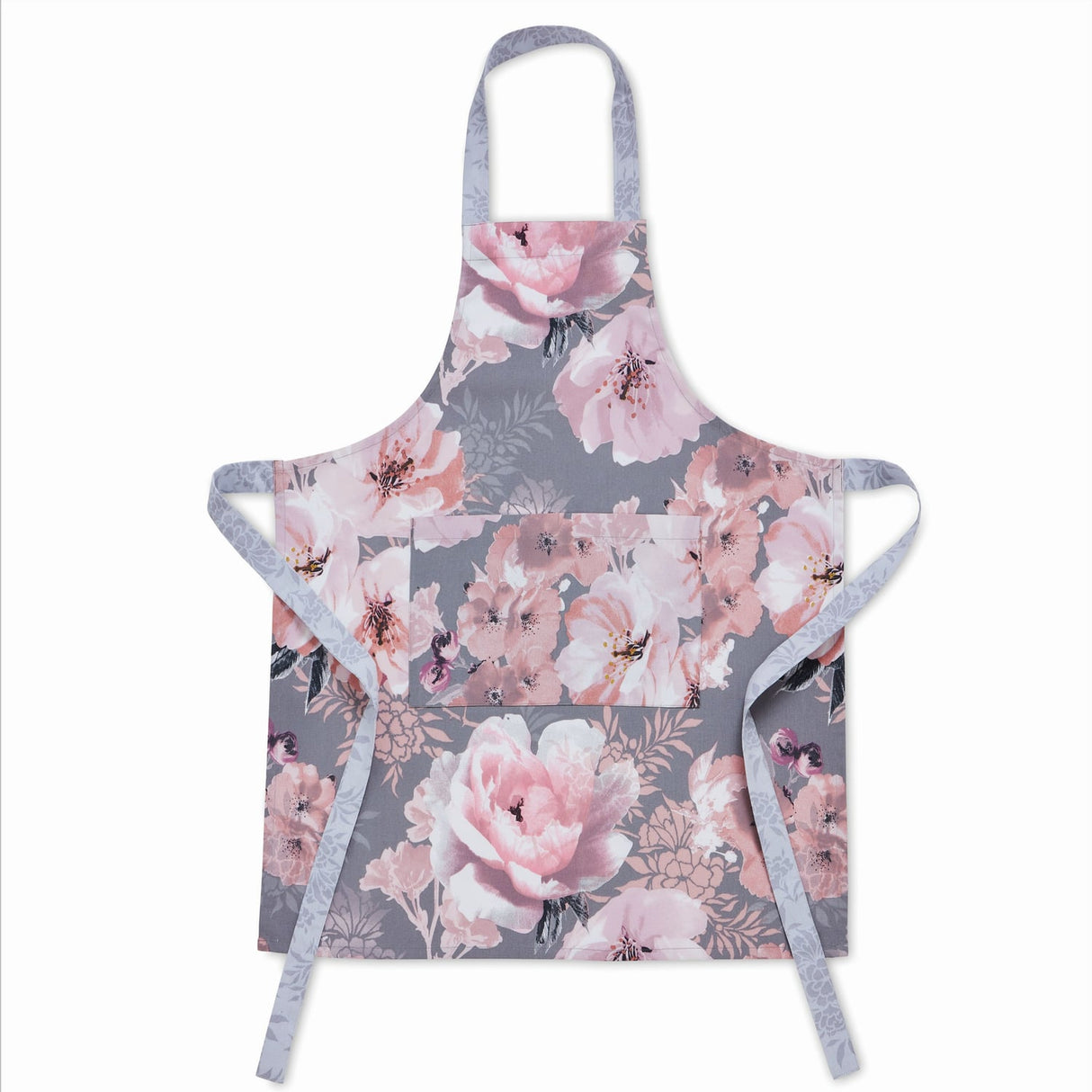 Catherine Lansfield Dramatic Floral Cotton Apron - Dramatic Floral Apron