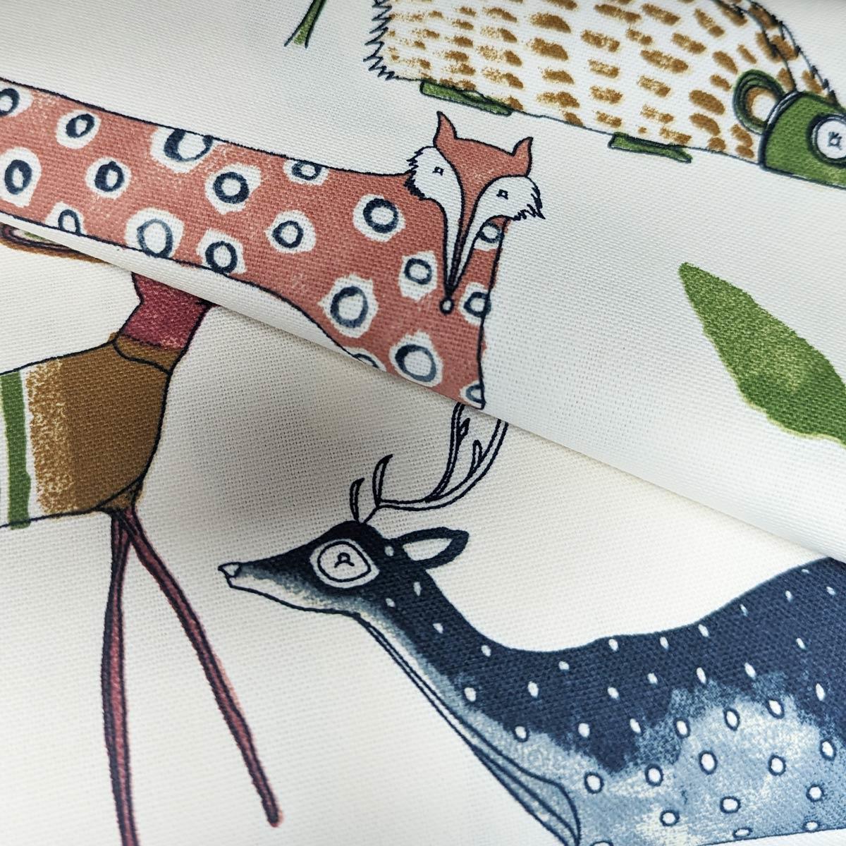 Oh My Deer Berry Made To Measure Curtains by Style Furnishings