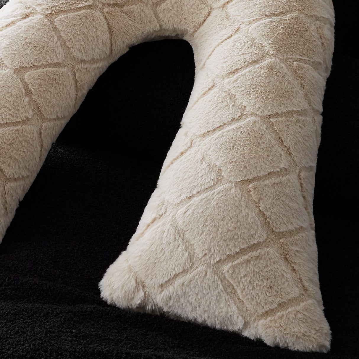 Catherine Lansfield Cosy Diamond V Shaped Filled Cushion 2