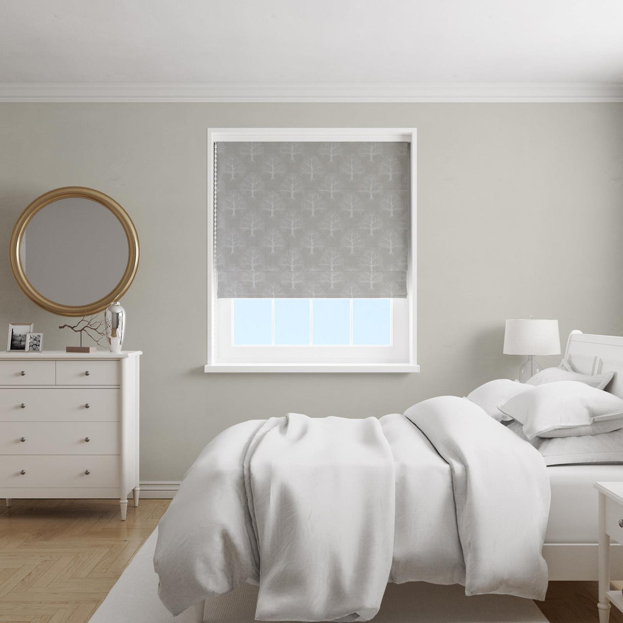 Great Oak Nougat Made To Measure Roman Blind by Style Furnishings