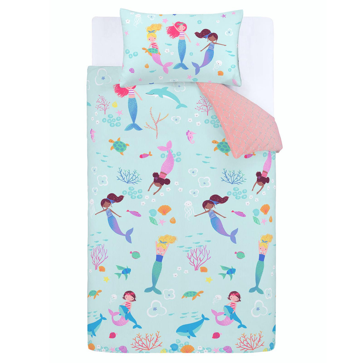 Mermaid Duvet Cover Set by Catherine Lansfield