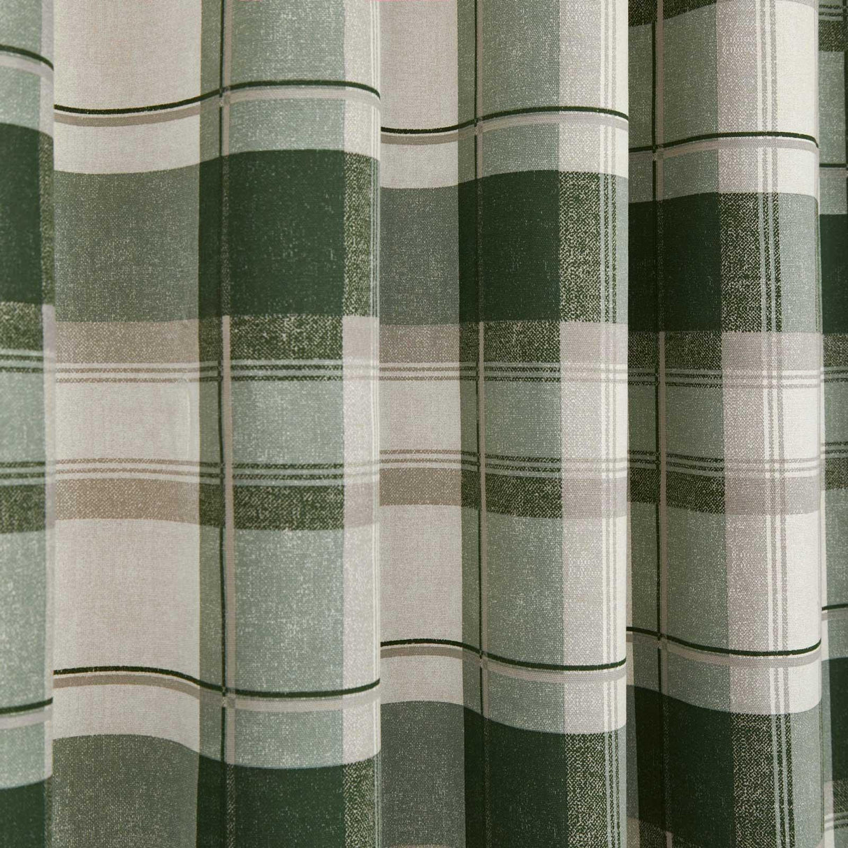 Balmoral Check Eyelet Curtains by Fusion