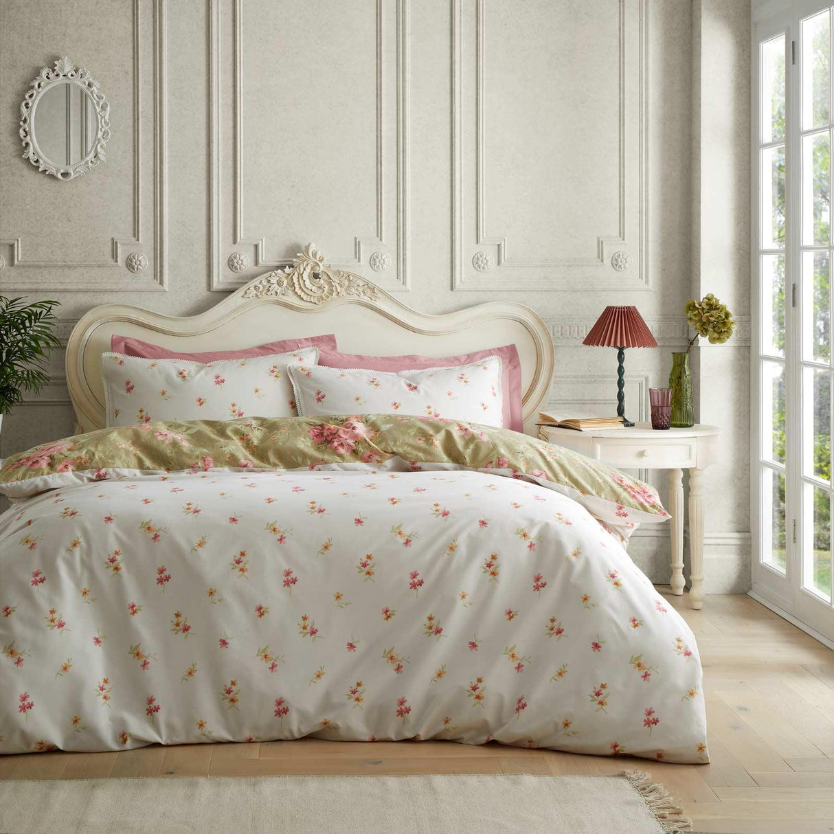Bridgerton Penelope Floral Duvet Cover Set by Catherine Lansfield