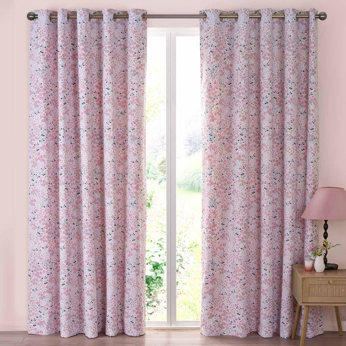 Tilly Floral Eyelet Curtains by Catherine Lansfield