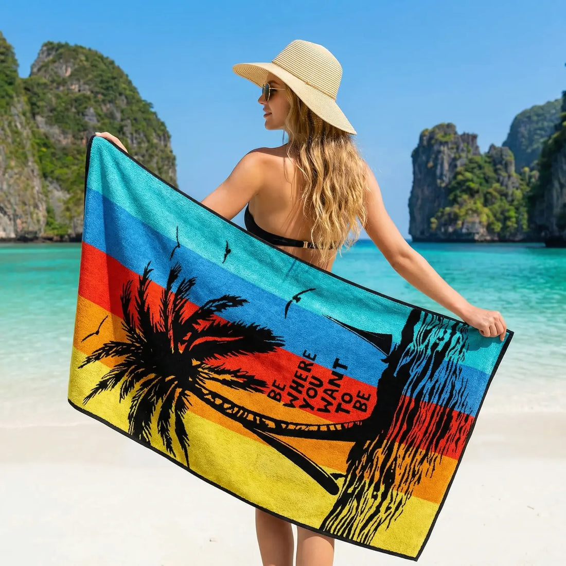 Palm Tree Beach Towel