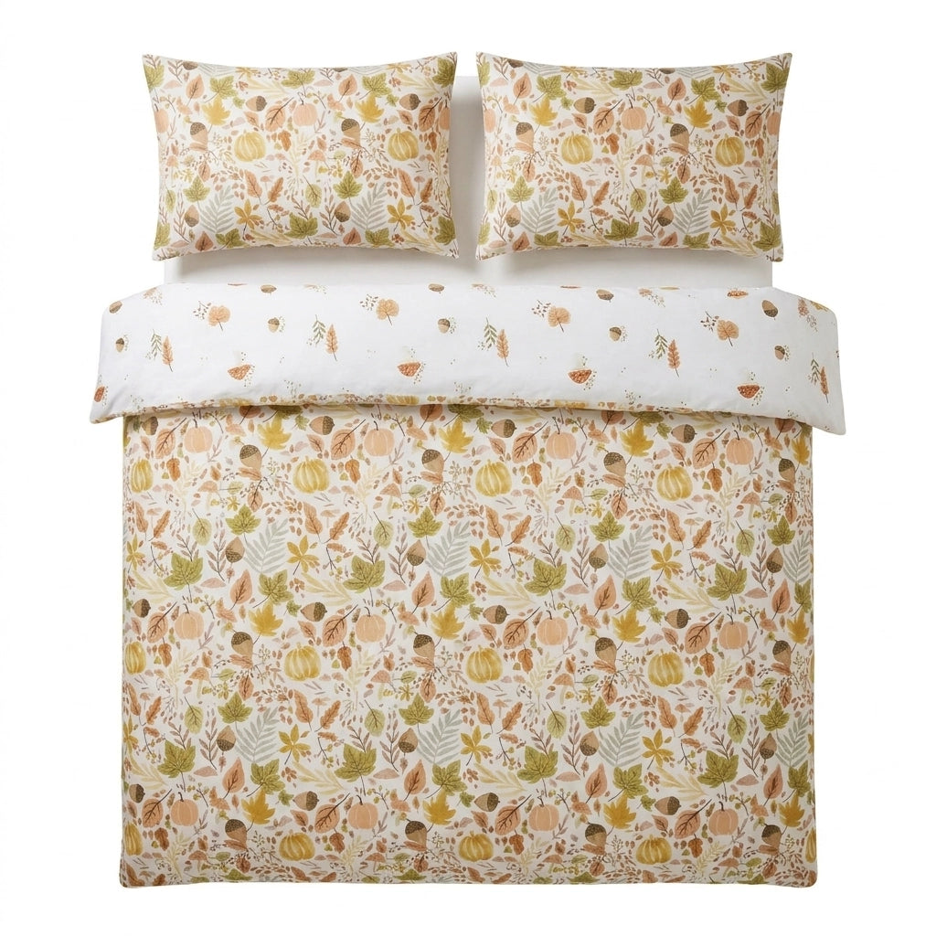 Autumn Foliage Polycotton Duvet Cover Set 2