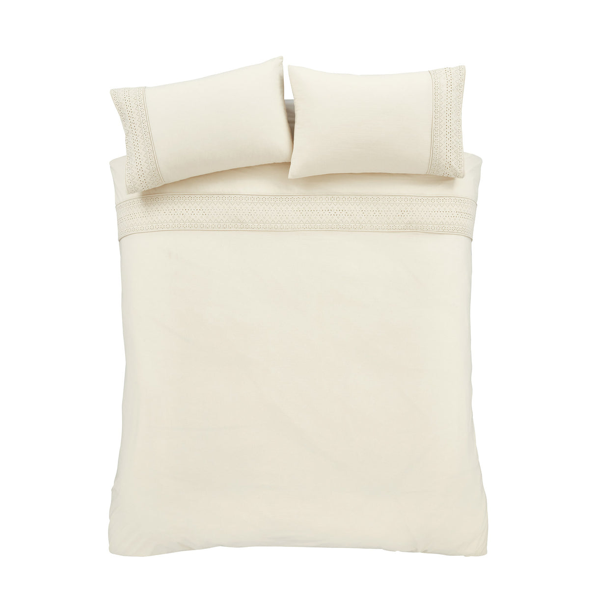 Broderie Anglaise Duvet Cover Set by Catherine Lansfield