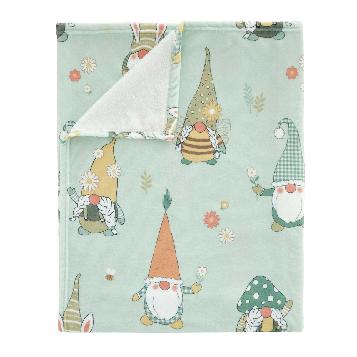 Spring Gonks Fleece Throw by Catherine Lansfield