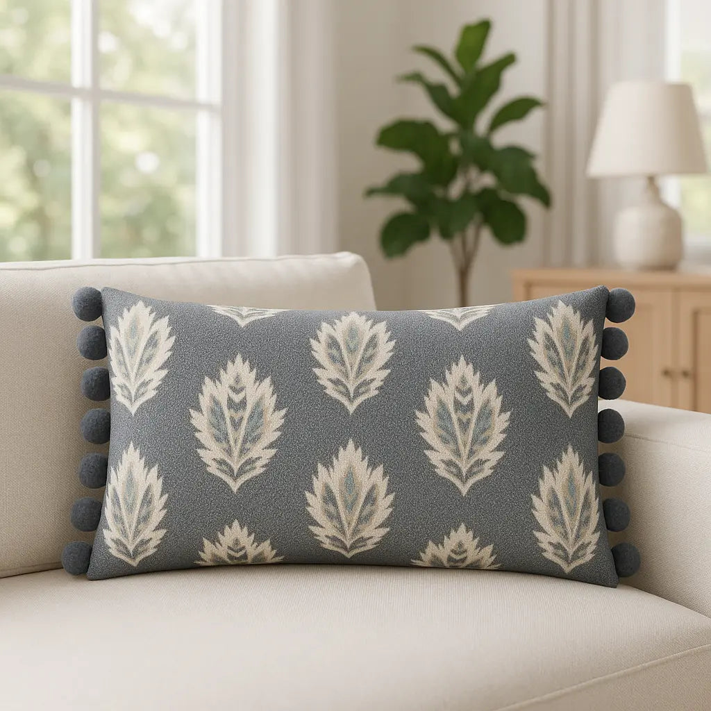 Sessile Leaf 100% Cotton Cushion Cover 30cm x 50cm