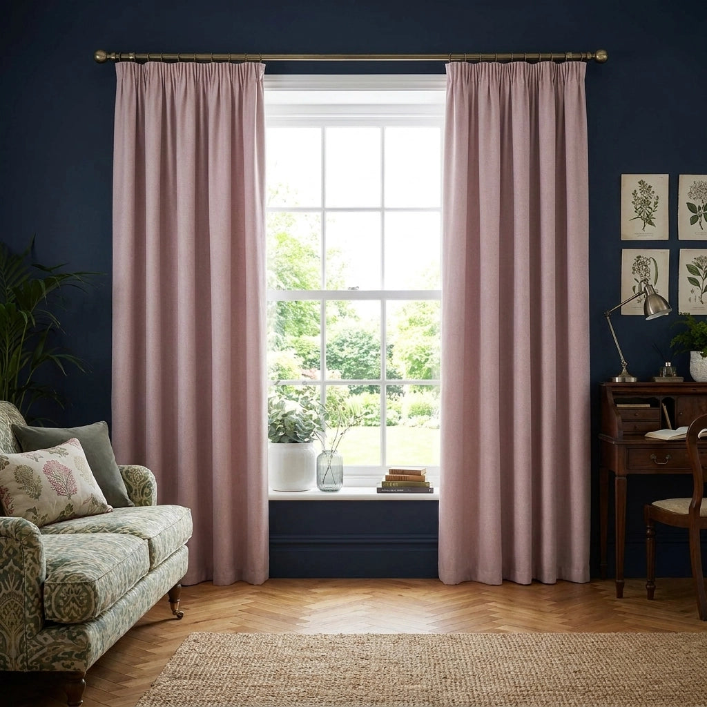 Eclipse Blackout Tape Top Pencil Pleat Curtains 10
