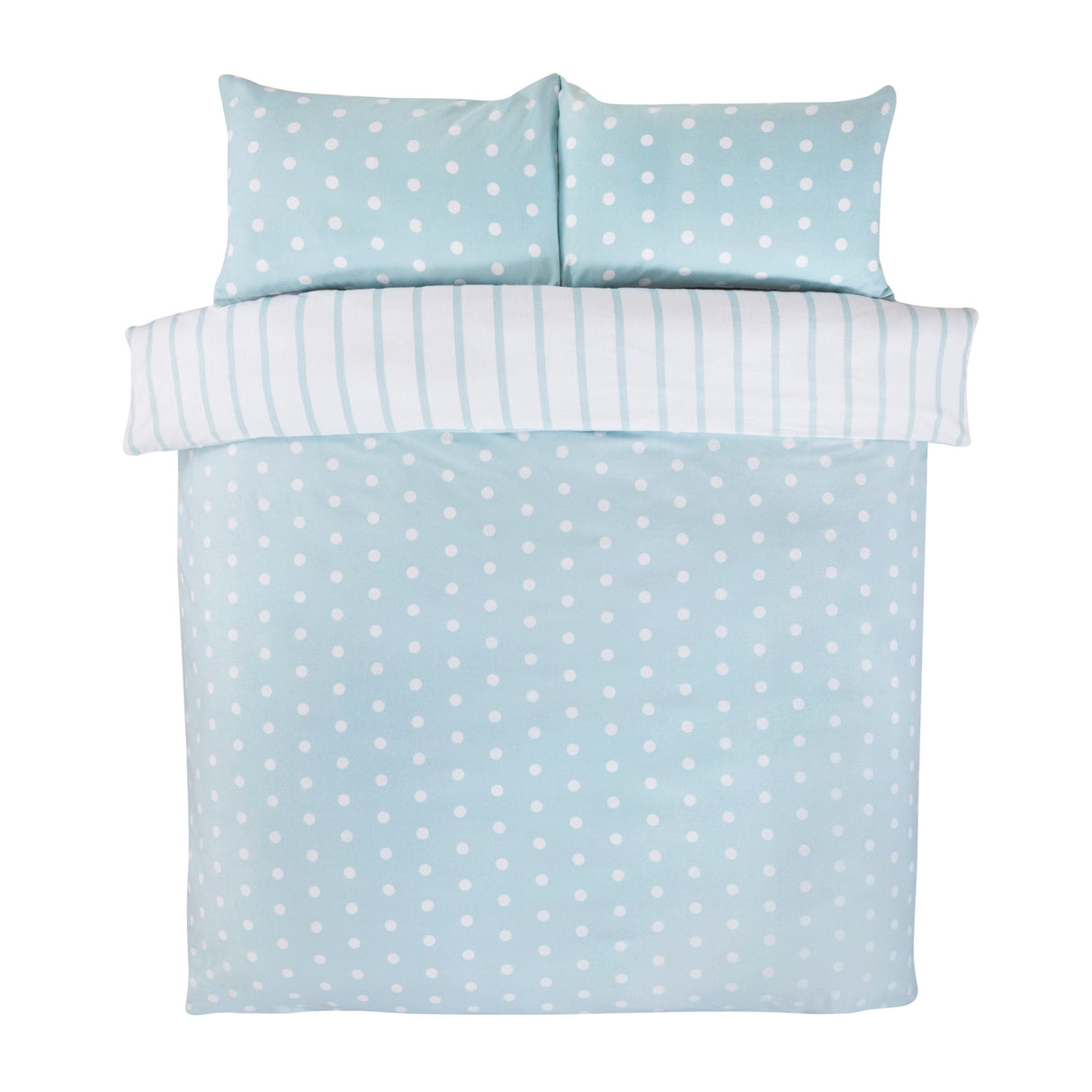 So Soft Spots & Stripes Duvet Cover Set by Rapport Home