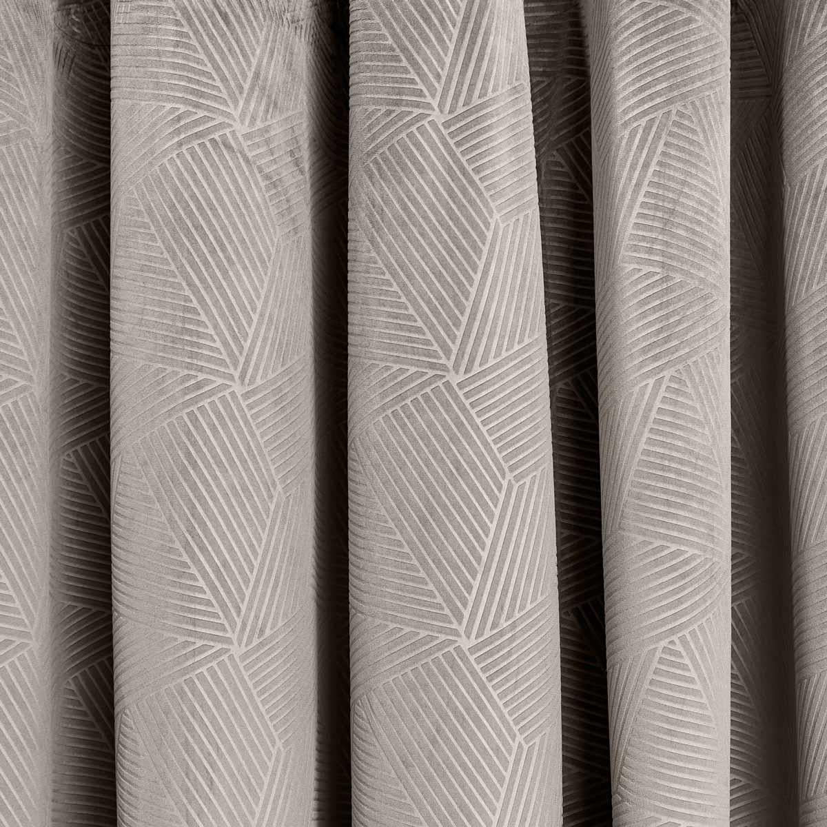 Thermal Embossed Velvet Blackout Eyelet Curtains by Emma Barclay