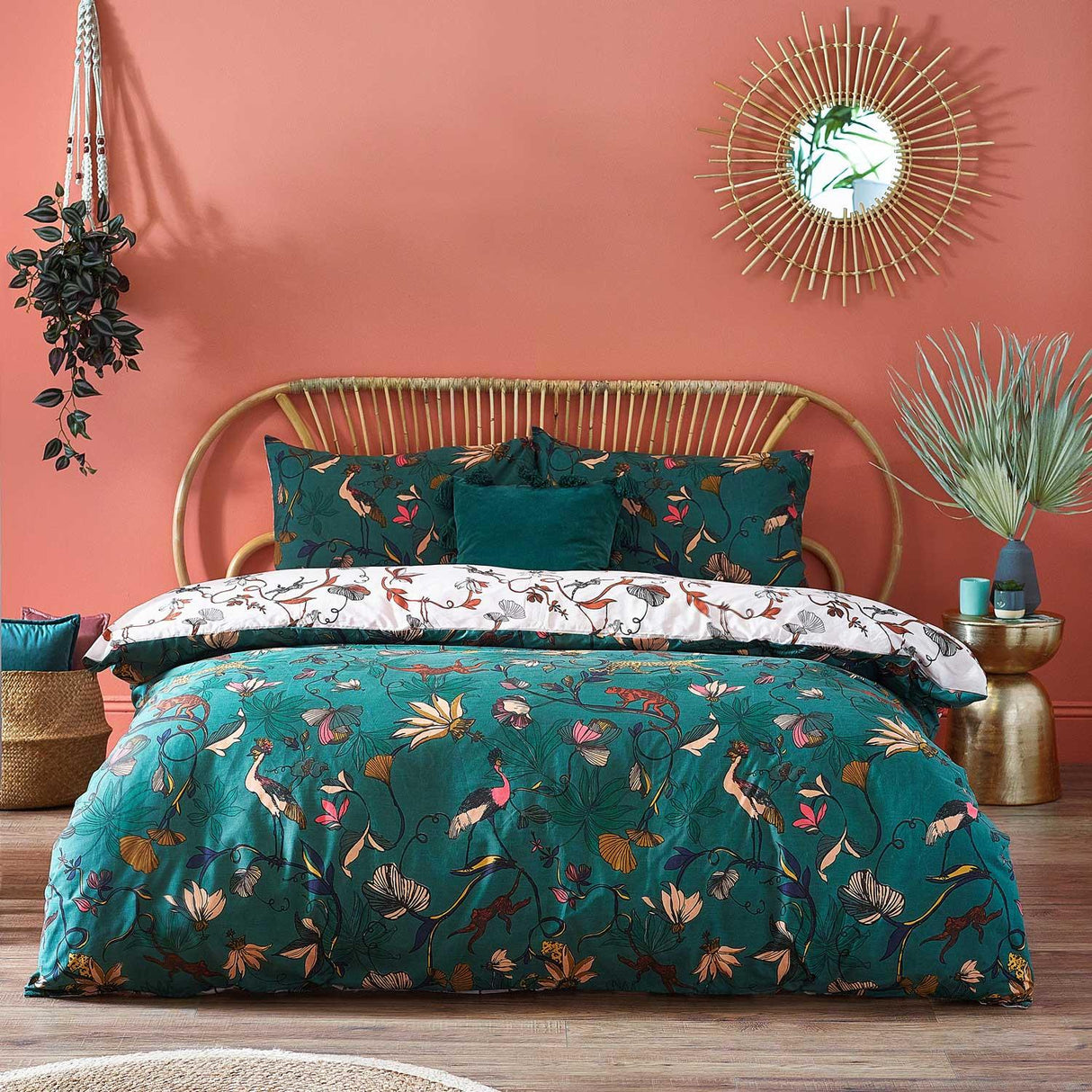 Wildlings Tropical Duvet Cover Set Double by furn.