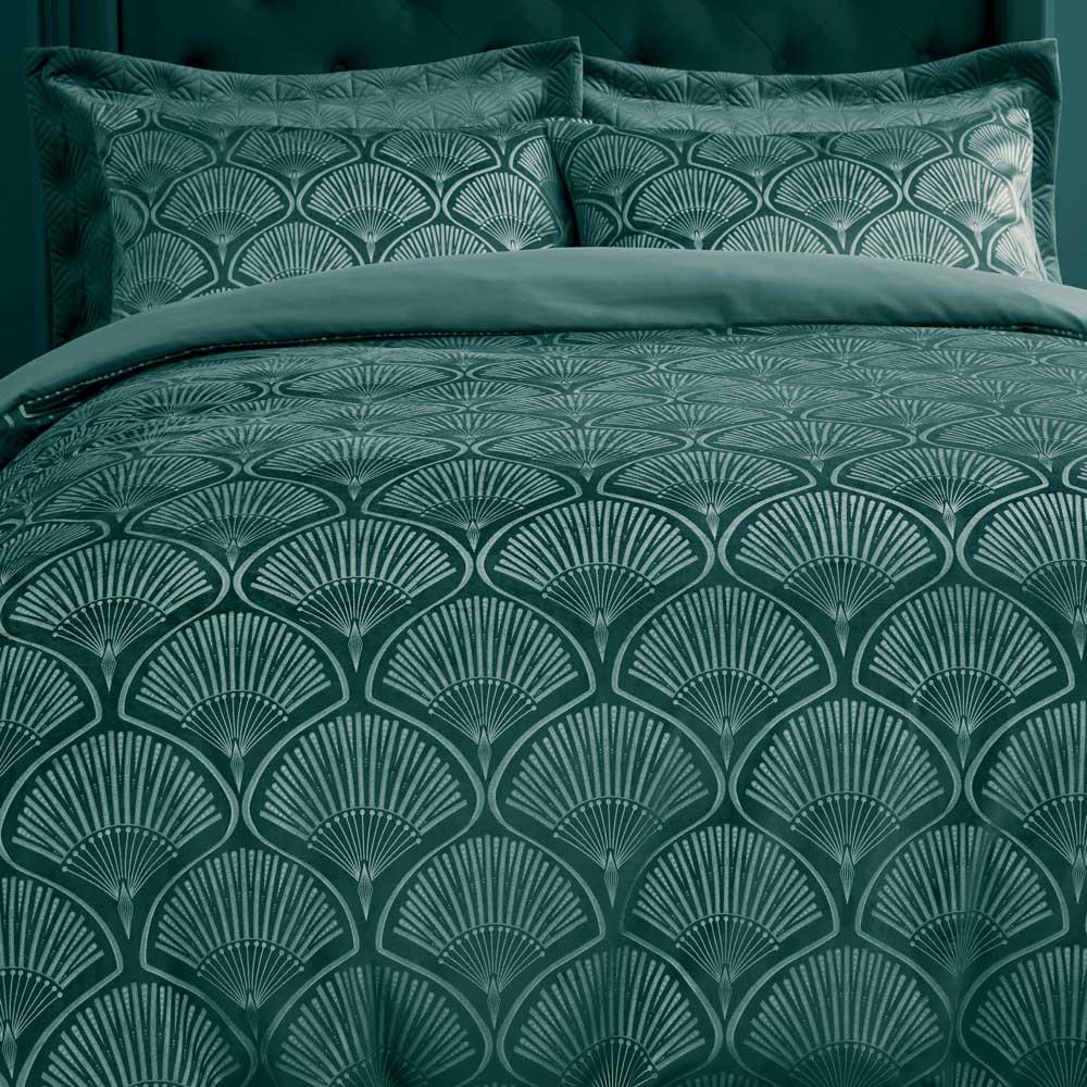 Art Deco Pearl Duvet Cover Set by Catherine Lansfield
