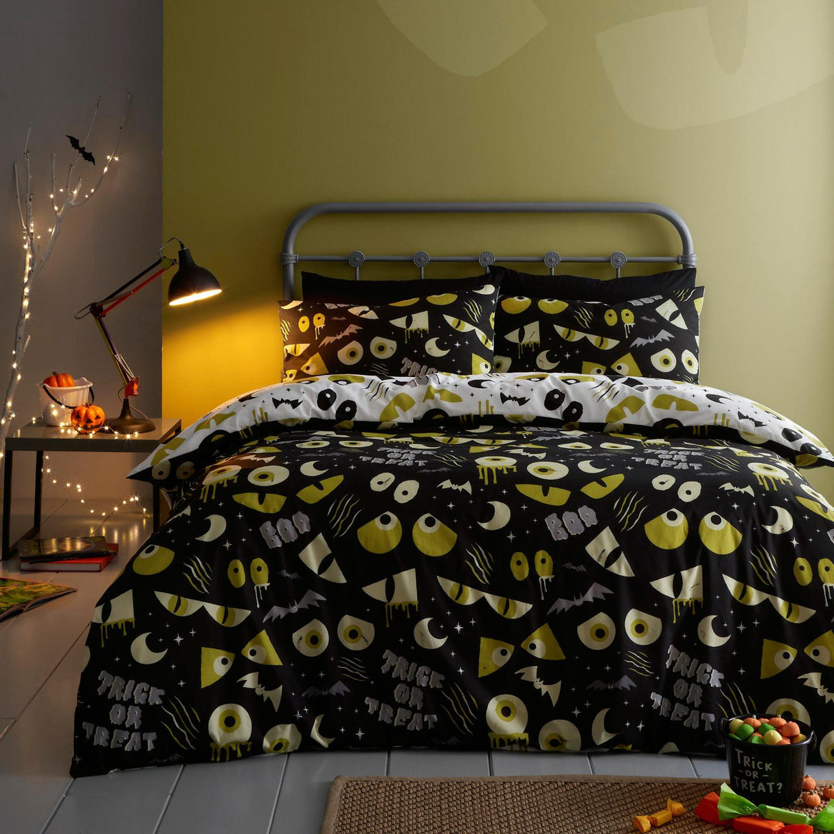 Trick or Treat Duvet Cover Set by Bedlam