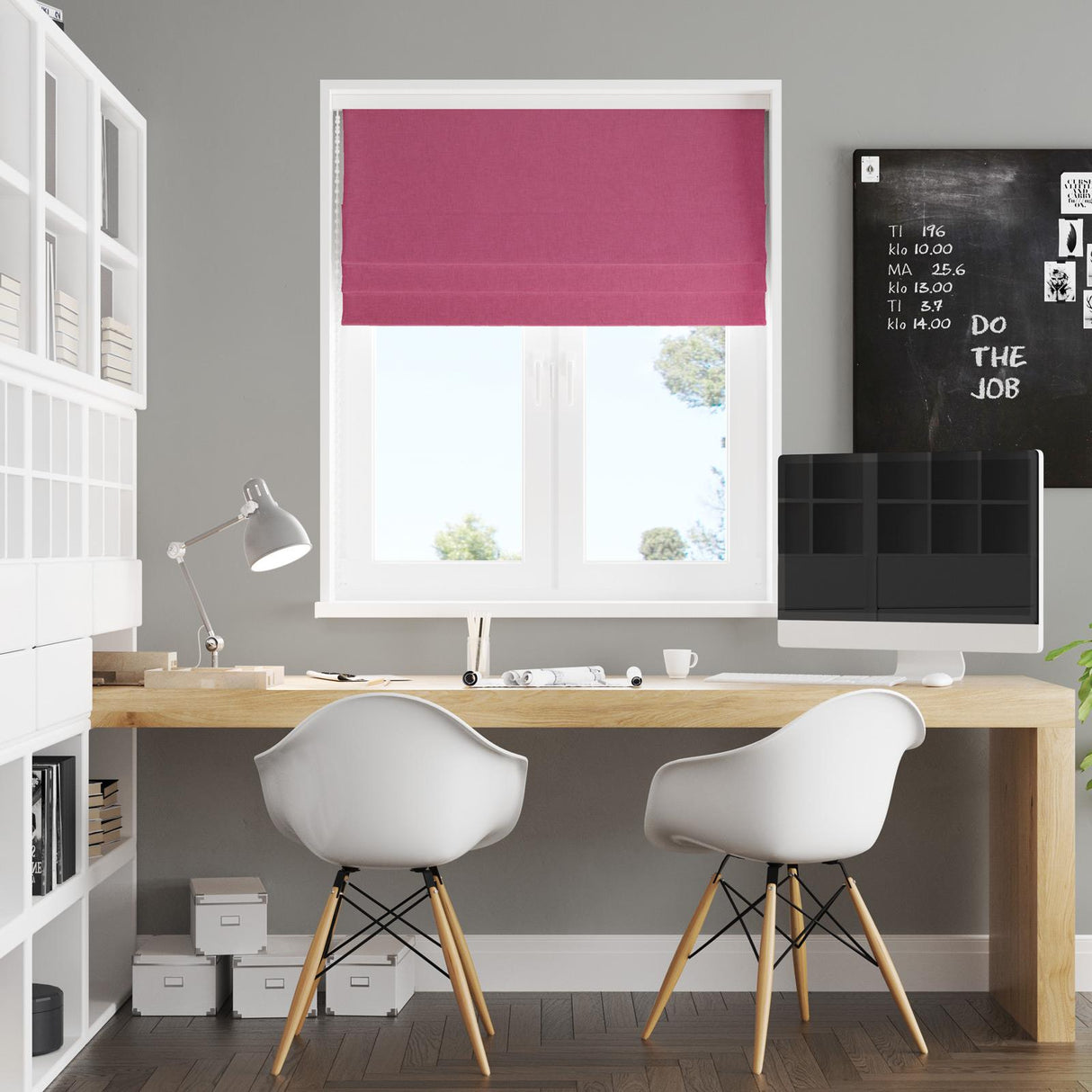 Ilaria Begonia Made To Measure Roman Blind by Style Furnishings