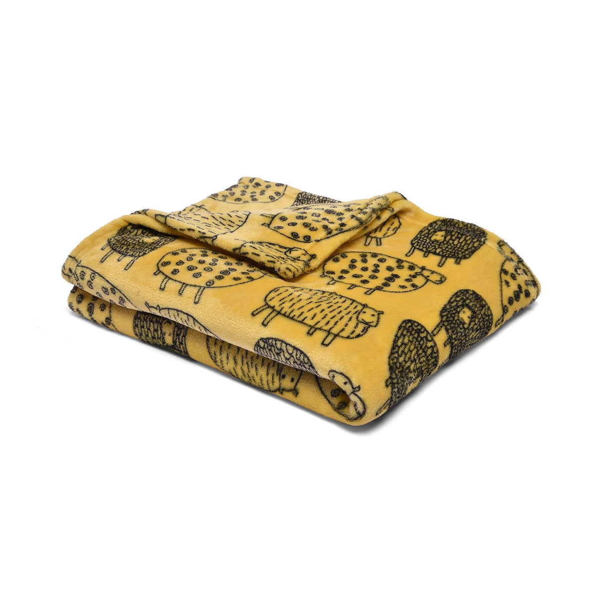 Dotty Sheep Fleece Throw by Fusion Snug