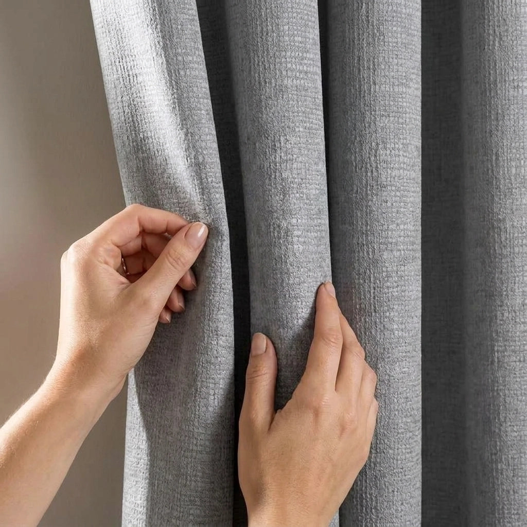 Matrix Thermal Dim Out Tape Top Pencil Pleat Curtains