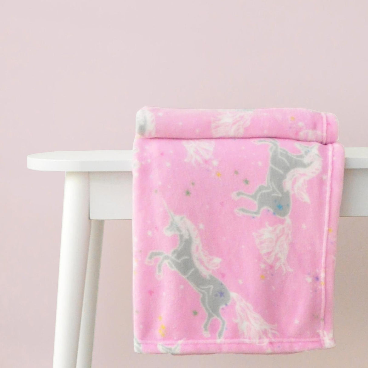 Bedlam Unicorn Fleece Throw Cosy Kids Soft Blanket