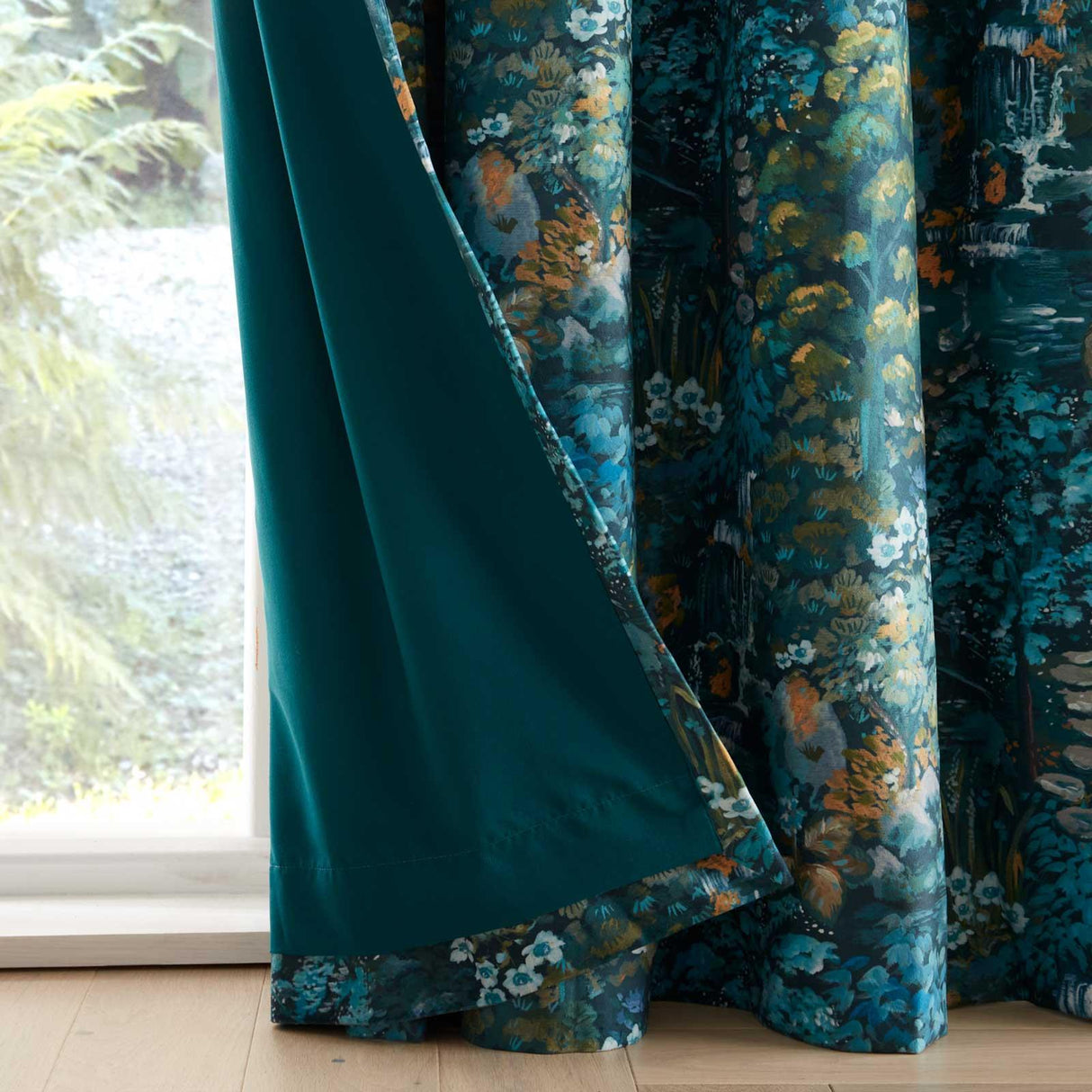 Garden Walk Tape Top Curtains by RHS
