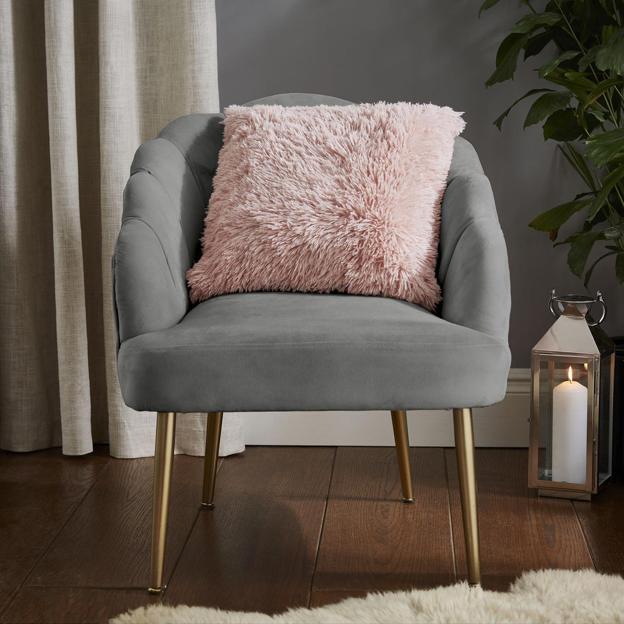 Catherine Lansfield Cuddly Soft Filled Cushion 45cm x 45cm (18" x 18") 29