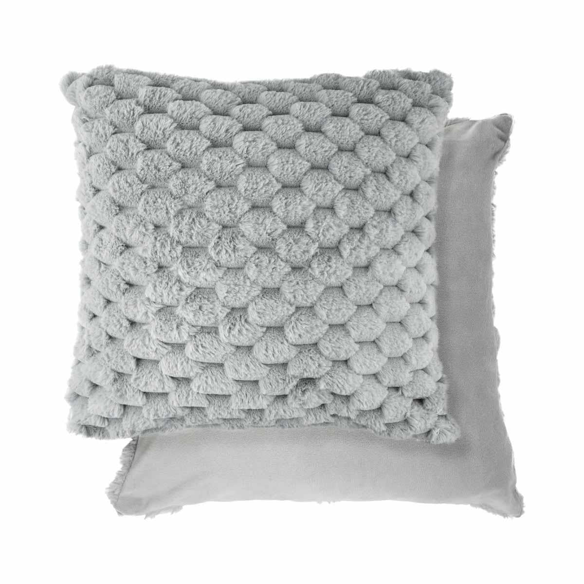 Lush Faux Rabbit Fur Cushion Cover 17" x 17" (43cm x 43cm) by Emma Barclay 15