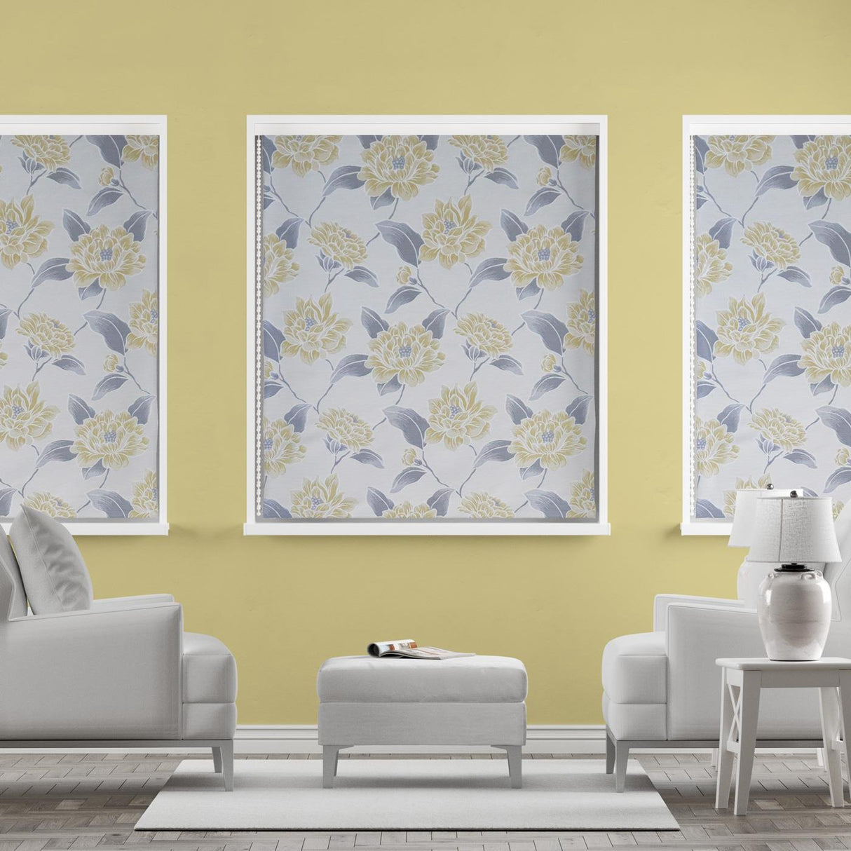 Arranmore Gold Made to Measure Roman Blind by Style Furnishings