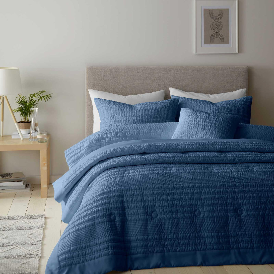 Catherine Lansfield Lennon Stripe Duvet Cover Set
