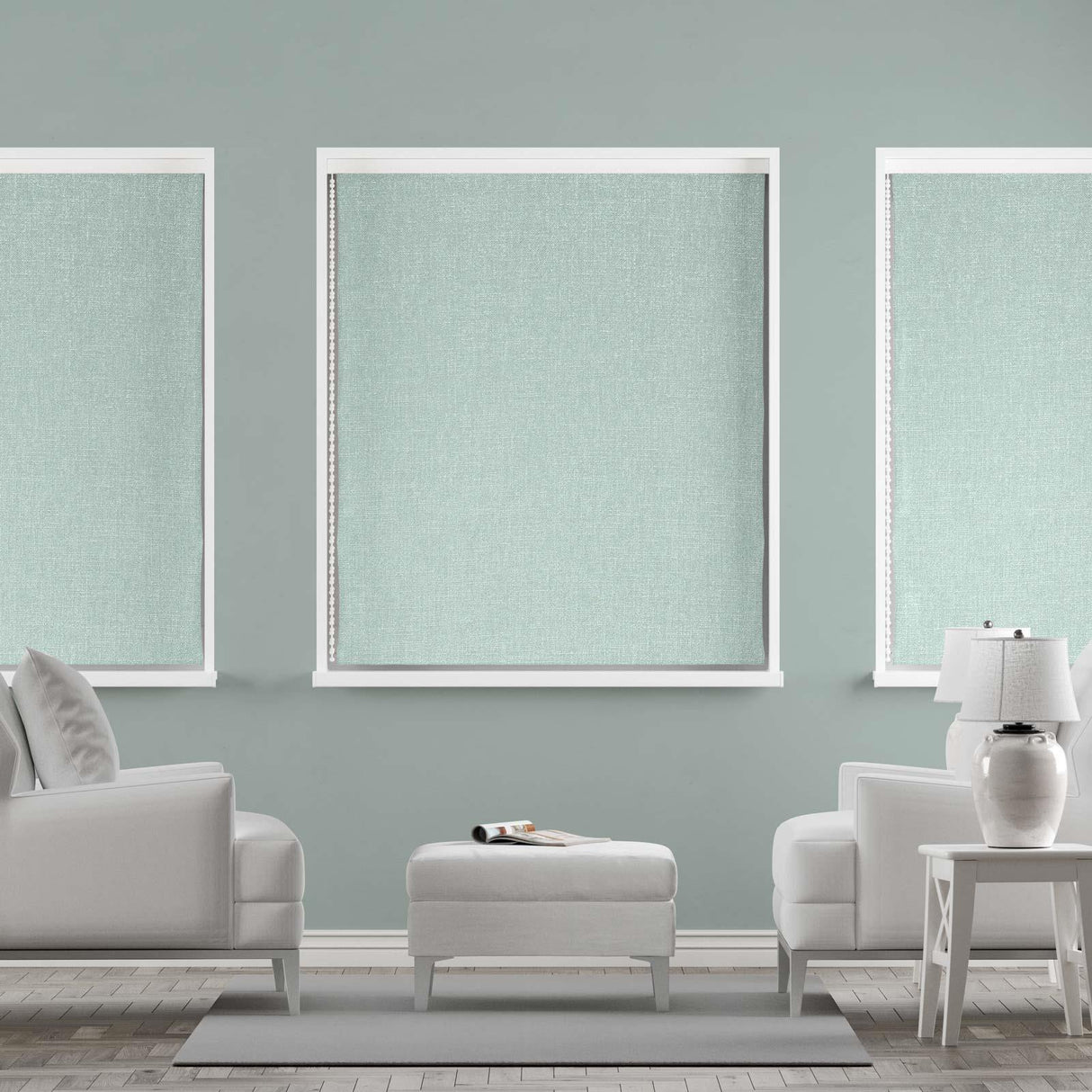 Mestre Seamist Made To Measure Roman Blind by Style Furnishings