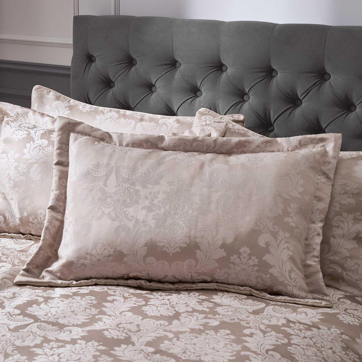 Damask Jacquard Pillowsham Pair by Catherine Lansfield