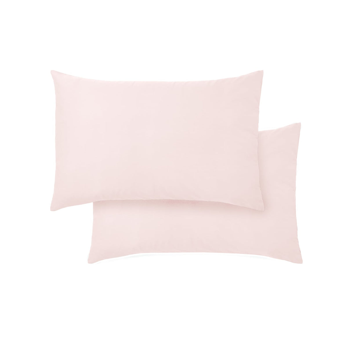 Bianca Fine Linens 400 Thread Count Cotton Sateen Pillowcases - 400 Thread Count Cotton Standard Pillowcase Pair Blush
