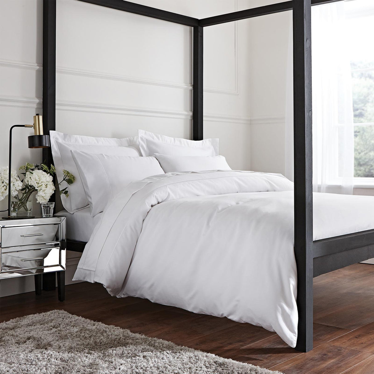 800 Thread Count Cotton Sateen Pillowcases Pair by Bianca