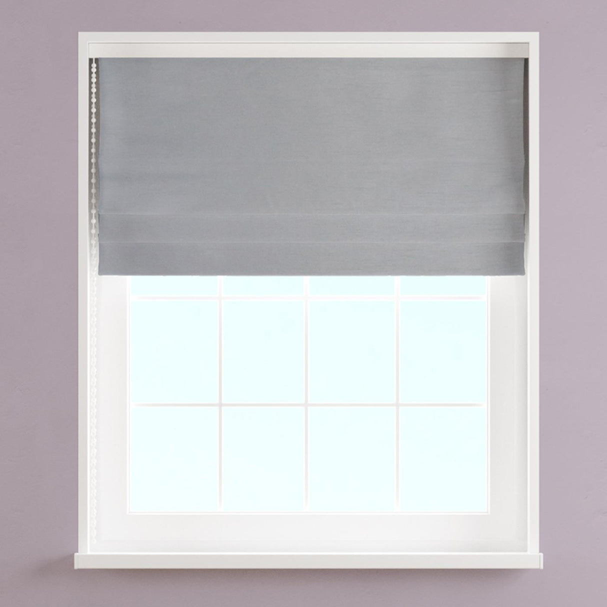 Alcina Silver Made To Measure Roman Blind by Style Furnishings