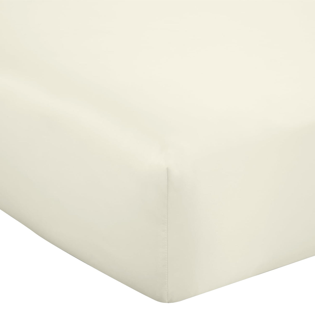 Catherine Lansfield Silky Soft Satin 30cm Deep Fitted Sheet - Champagne - Silky Soft Satin Fitted Sheet Champagne