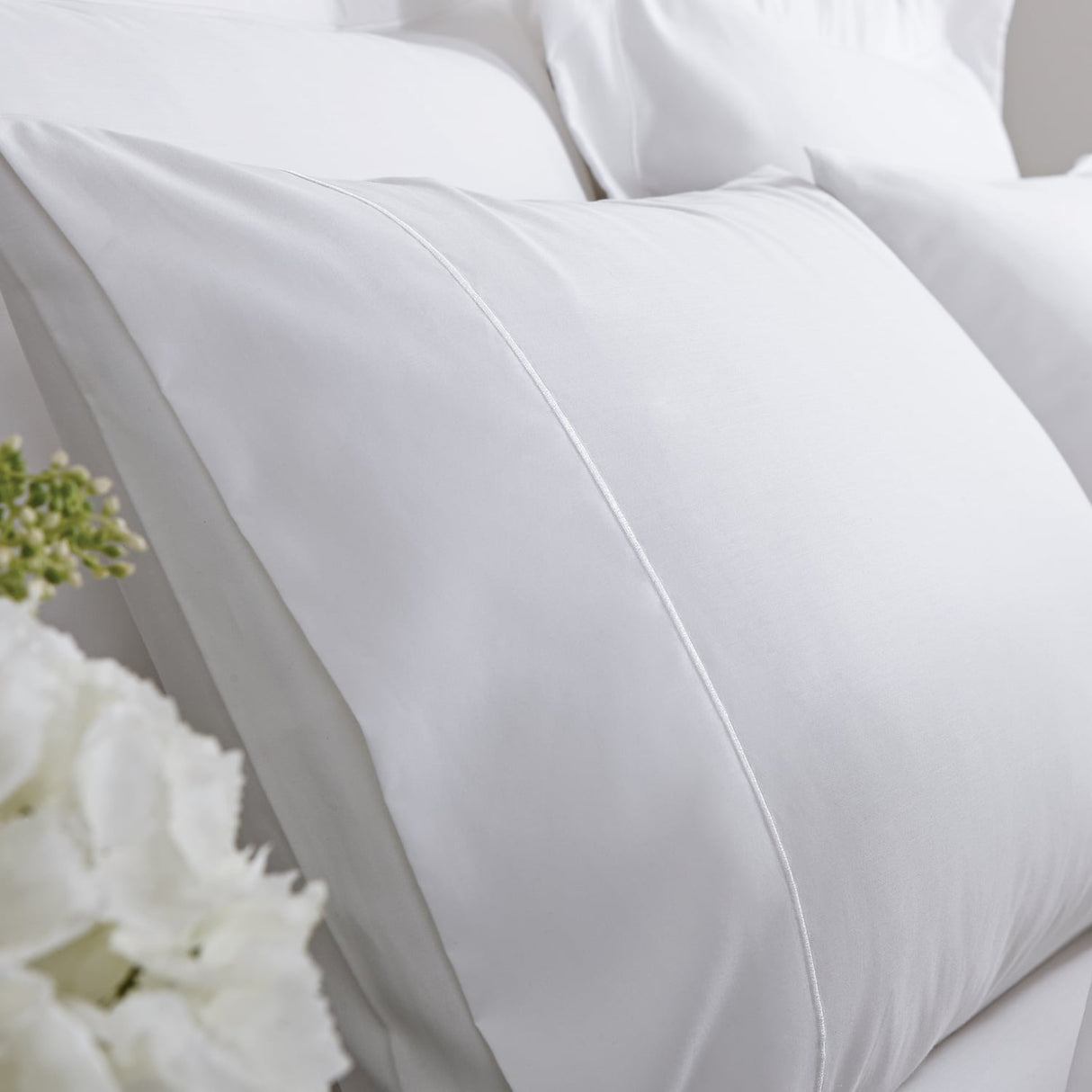 Bianca Fine Linens Luxury 800 Thread Count Cotton Sateen Pillowcases - 800Tc Cotton Sateen Standared Pillowcase