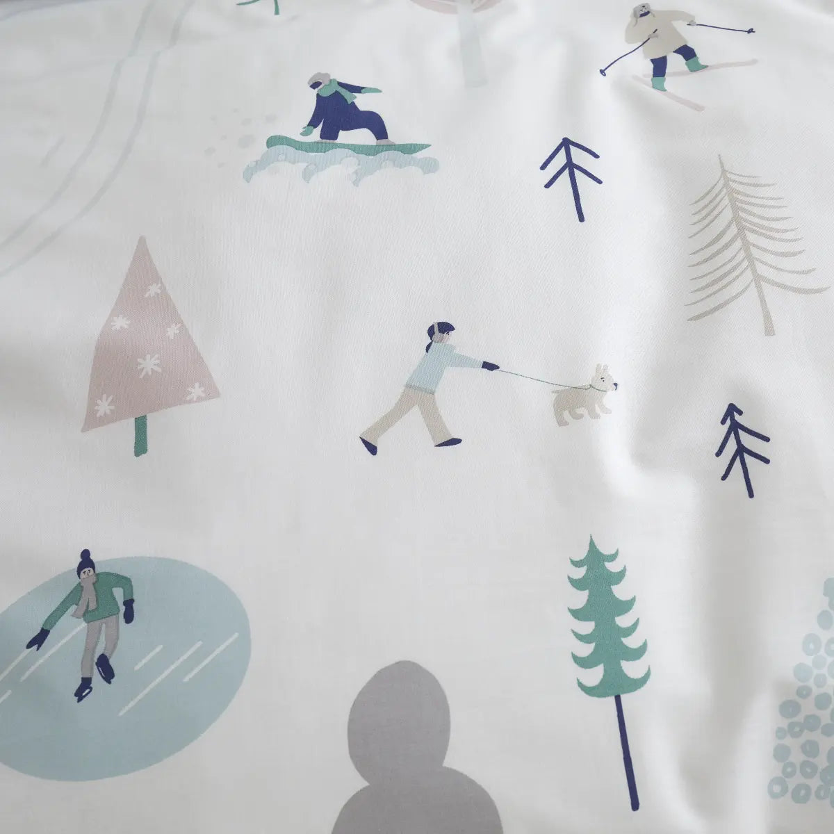 Bianca Winter Scene Reversible Brushed Cotton Duvet Cover Set 10