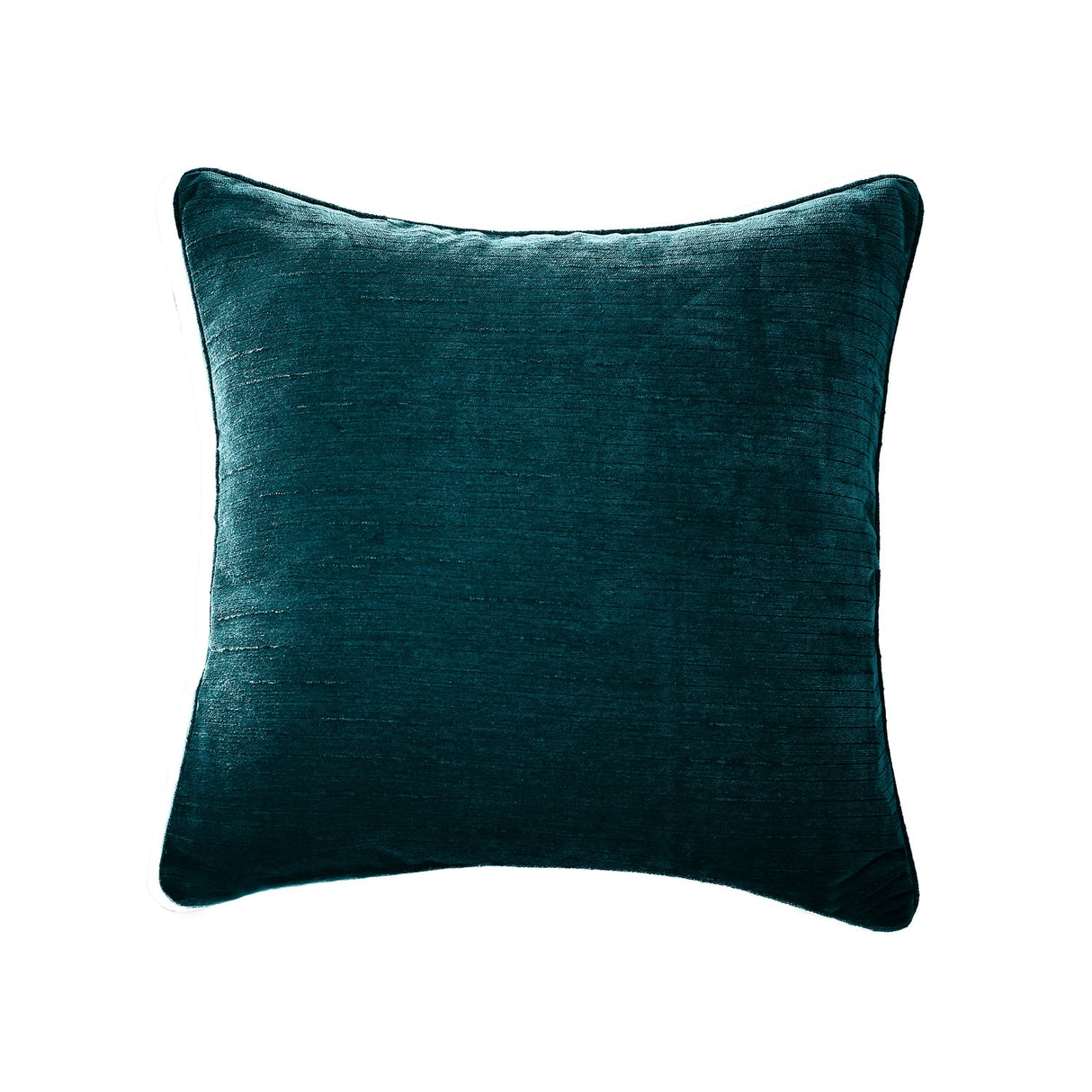 Selene Cushion Cover or Feather Filled Cushion 55cm x 55cm - Selene Luxury Chenille Cushion Rich Teal